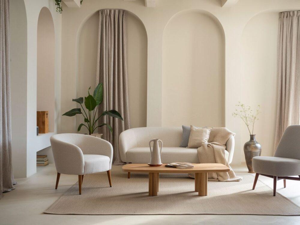 eleganckie zasłony do sufitu