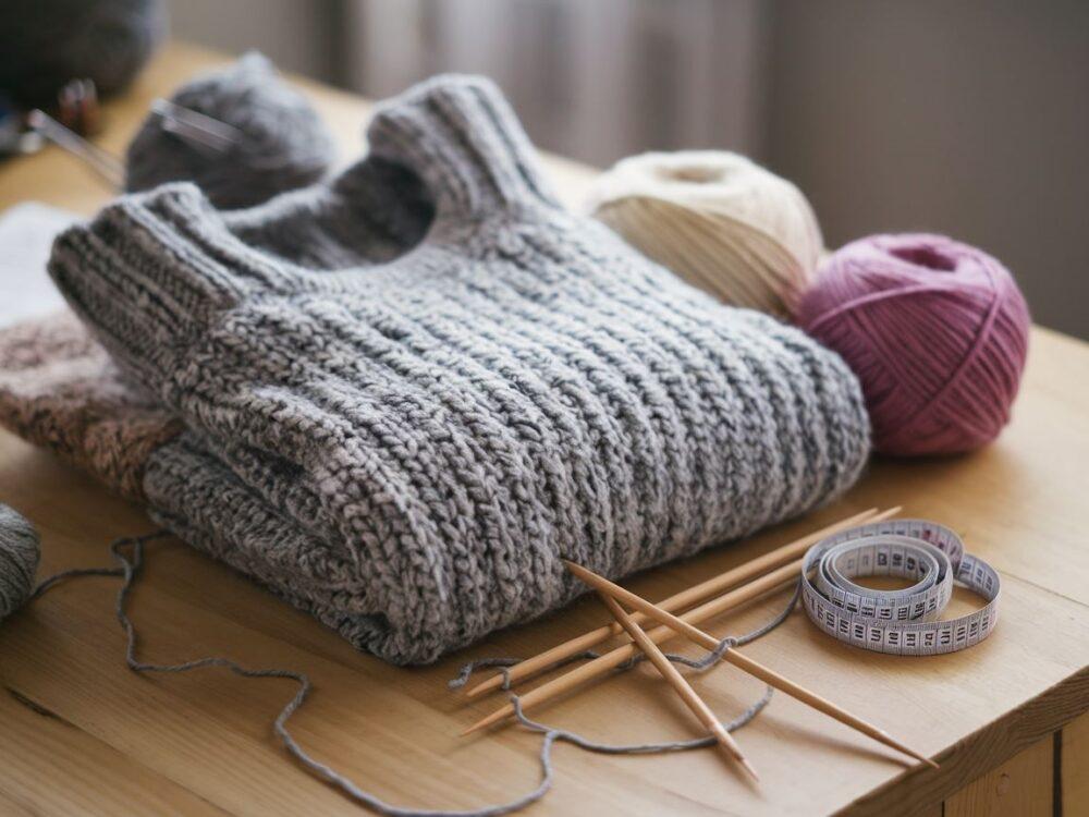 kolorowe motki włóczki