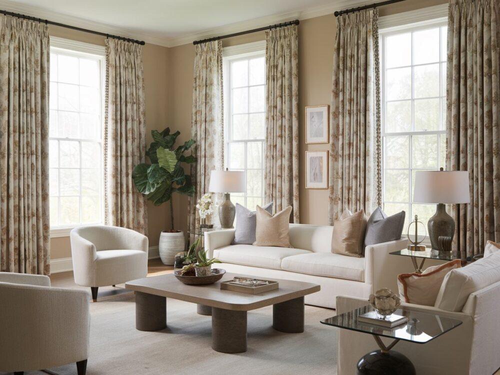 zasłony do beżowych ścian